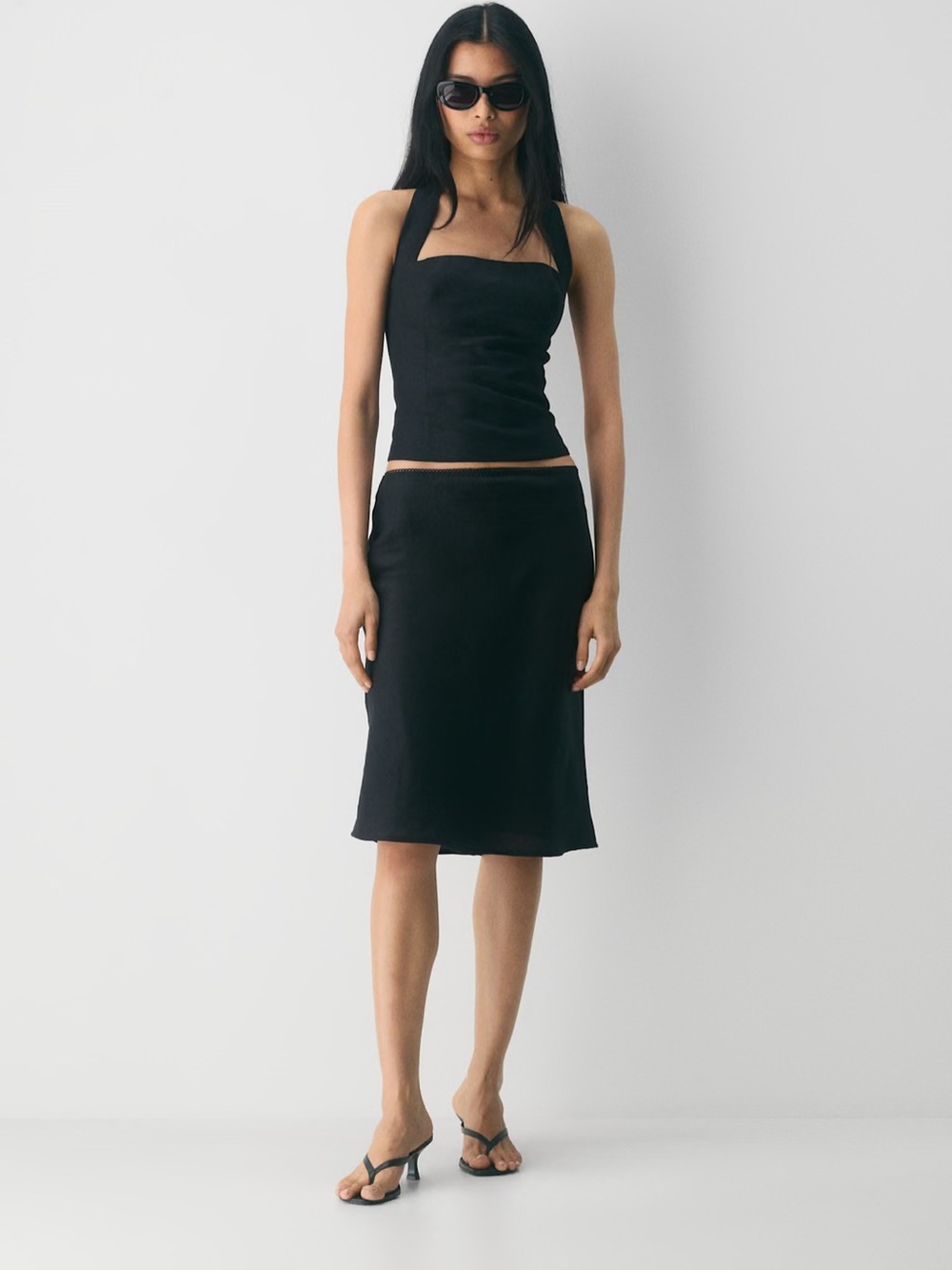 Aritzia Fielden Linen Skirt